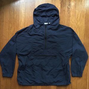 LL Bean Windbreaker Anorak Pullover Navy - Men's L